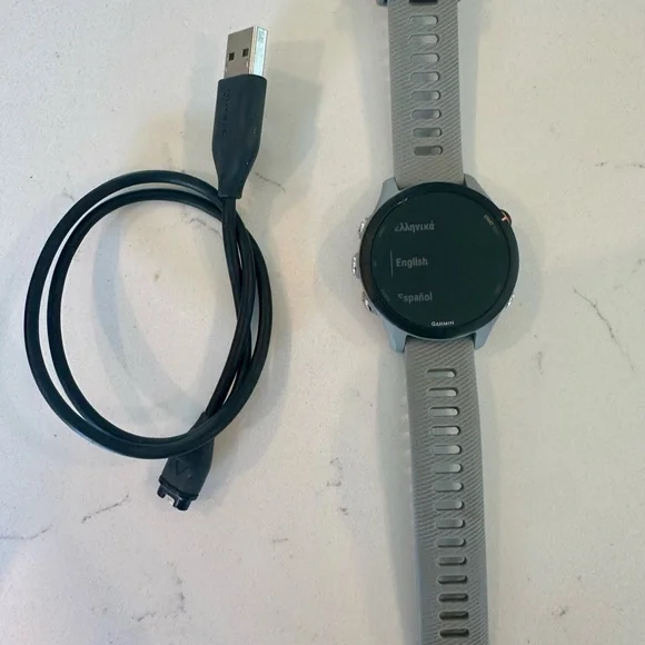 Garmin Forerunner 255s Gray + Charging Cable - Picture 1 of 5